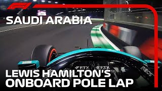 Lewis Hamiltons Pole Lap  2021 Saudi Arabian Grand Prix  Pirelli [upl. by Richardson452]