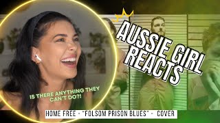 Home Free  “FOLSOM PRISON BLUES”  REACTION [upl. by Arahsal]