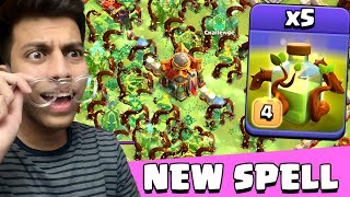 New Overgrowth Spell Explained in Clash of Clans [upl. by Kutzenco781]