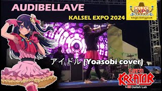 AUDIBELLAVE  アイドル YOASOBI cover KALSEL EXPO 2024 [upl. by Nadabb100]