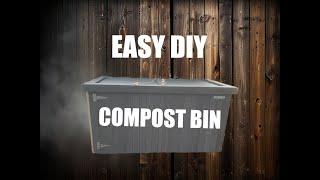 Easy DIY Compost Bin [upl. by Atiner]