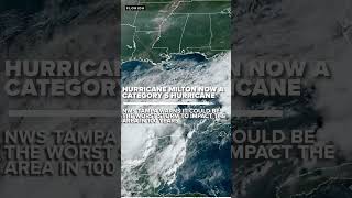 Hurricane Milton upgraded to Category 5 storm could be catastrophic for Florida area [upl. by Bozovich]