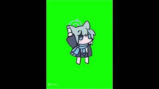 Chibi shiroko green screen bluearchiveglobal bluearchivestory shiroko greenscreen [upl. by Lias25]