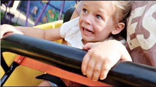 Bexleys FIRST Time On a GIANT Roller Coaster [upl. by Odnavres]