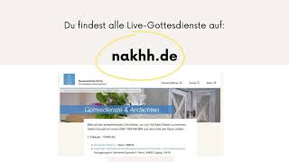 Livestreams unserer Gottesdienste [upl. by Ainerol]