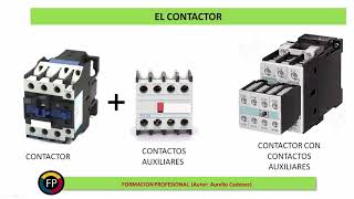 Clase 84 Contactor Constitución funcionamiento y contactos auxiliares [upl. by Nillor64]