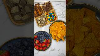 Filling platter with Doritos Strawberries berries cookies amp sweets [upl. by Gerrard]