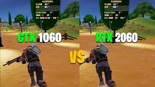 GTX 1060 vs RTX 2060  Fortnite Performance Mode  Chapter 5 Season 2 [upl. by Ednarb892]