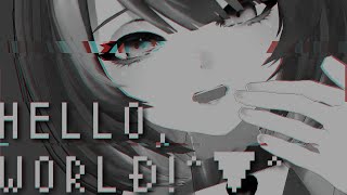 【HELLOWORLD▼】わあるどAIといっしょ💗 フリーゲーム ビジュアルノベル ノベルゲーム 鶴来つゆ 新人Vtuber [upl. by Riplex]