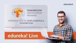 TensorFlow Explained  Deep Learning Using TensorFlow  TensorFlow Tutorial  Edureka [upl. by Cleasta]