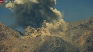 Nov 5 2024 Semeru Volcano Eruption Caught on Camera [upl. by Annig]