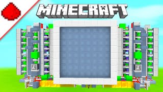 Minecraft 10x10 Piston door  I make your ideas in MCPE 6 [upl. by Gabel]