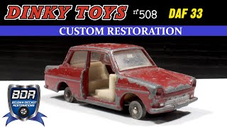 Dinky Toys n°508 DAF 33 Custom Diecast Restoration [upl. by Poree]