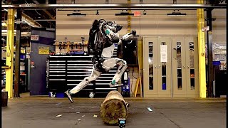 Boston Dynamics amazing robots Atlas and Handle [upl. by Iridis]