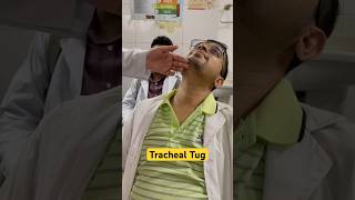 Tracheal Tug Examination health mbbs medical [upl. by Bartko]