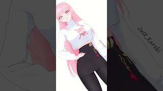 Calliope Mori vtuber hololive calliopemori timelapse hololiveenglish moricalliope [upl. by Laemaj992]