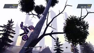 Trials Fusion PS4 Skill game Laws of Motion  383117 m Cross Platform World Record [upl. by Nojad892]