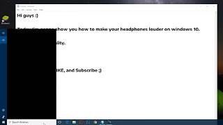 How to make your headphones louder in Windows 10 [upl. by Disini]