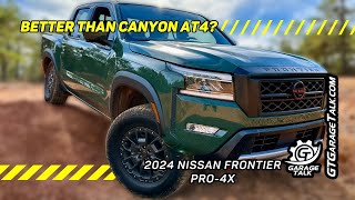 2024 Nissan Frontier Pro4x Better than GMC Canyon AT4 OffRoad [upl. by Hazel276]