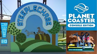 SteeplechaseBlackpool Pleasure BeachPlanet Coaster recreation [upl. by Okuy681]