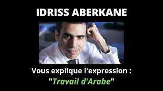 LExpression quotTravail dArabequot expliquée par Idriss Aberkane [upl. by Neufer]