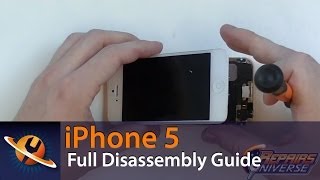 iPhone 5 Full Disassembly Guide [upl. by Ahsimet]