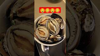 abalone craving😋😋🤤🤤 abalone abaloneshell seafoodlover shortsfeed viralshort viralvideo short [upl. by Rollo]