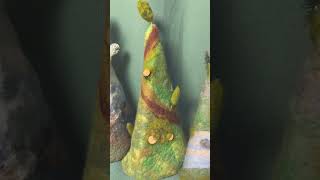 Felt Mountain Hats🌲🌳 forest mountains diy [upl. by Kaiser527]