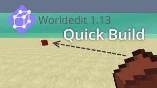 Build easier and quicker with Vanilla Worldedit 113 Quick Build [upl. by Nesta696]