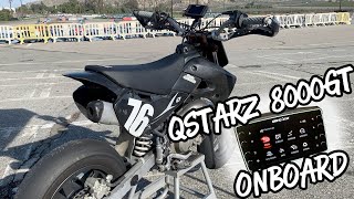 Qstarz 8000GT GPS Lap Timer Onboard the KX65 [upl. by Jimmie]