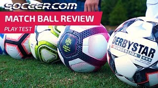 Soccer Ball Review Best Match Balls of 2018 [upl. by Nosae748]