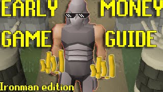 EARLY game ironman money making methods OSRS 2024 [upl. by Kovacs]