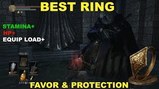 Dark Souls 3 HD Ring of Favor and Protection BEST RING IN GAME ゲームで最高のリング [upl. by Ladnik]