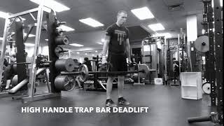 High Handle Trap Bar Deadlift  Upside Strength Exercise Library [upl. by Hacissej]