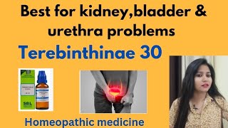 Terebinthinae oleum 30 homeopathic medicine benefits amp uses  Best for urinary problems [upl. by Derdlim104]