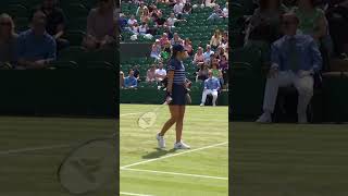 When the ball girls start playing 🎾 😂 Wimbledon Shorts Tennis [upl. by Airetas]