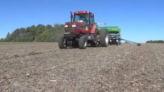 Planting Wheat near Greenville Ohio  October 2016 [upl. by Anitsrhc474]