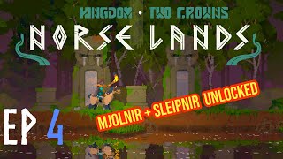 Norse lands 🪓 🛡️ Sleipnir horse and Thors hammer Mjolnir unlocked  👑👑 kingdom two kingdoms 👑👑 [upl. by Burford]