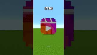 Minecraft Meta 64 bits 32 bits 16 bits 8 bits 4 bits 2 bits 1 bit [upl. by Lliw297]