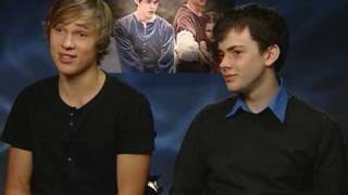 The Chronicles Of Narnia Prince Caspian Skandar Keynes and William Moseley Video Interview [upl. by Nylemaj]