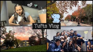 Tufts University Vlog freshman fall 🍂 [upl. by Niltag]