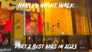 Hanley Nightlife Walk Stoke City Centre England UK  Fiction Sugar Mill Reginald Mitchell Oct 23 [upl. by Suryt]