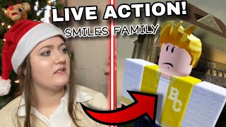 ROBLOX SMILES FAMILY LIVE ACTION  The Smiles Family’s New Dog [upl. by Noiramed]