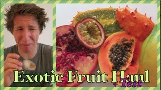 Exotische Früchte Essen  🥴 Ich teste Exotische Früchte Test 1 von 6 [upl. by Liggett]