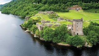 Urquhart Castle Scotland • Loch Ness Castle in the Highlands of Scotland  European Waterways [upl. by Cherye]