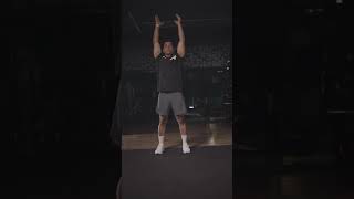 INCHWORM WITH OVERHEAD CLAPS yogeshfitness celebritytrainer tutorialvideo exercise coach [upl. by Natica]