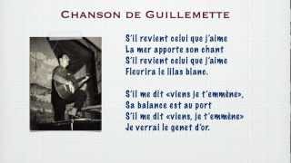 Chanson de Guillemette [upl. by Alle]