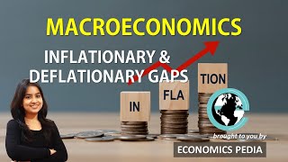 INFLATIONARY amp DEFLATIONARY GAPS  Macroeconomics Cause  Diagrammatic Explanation  Sumita Biswas [upl. by Karie]