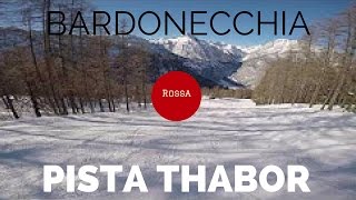 Bardonecchia  Melezet pista rossa Thabor [upl. by Averat]