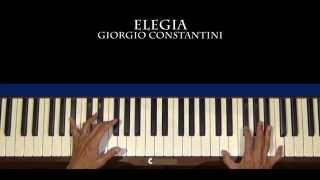 Elegia by Giorgio Constantini Piano Tutorial [upl. by Stroup242]